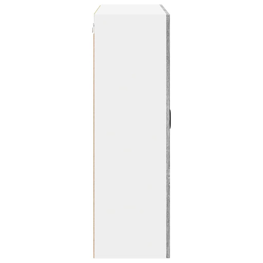 Keukenkast aan de muur met plank Grijs Sonoma 80 x 31 x 100 cm