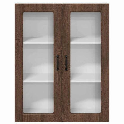 Keukenkast aan de muur met plank Bruin Eiken 80 x 31 x 100 cm