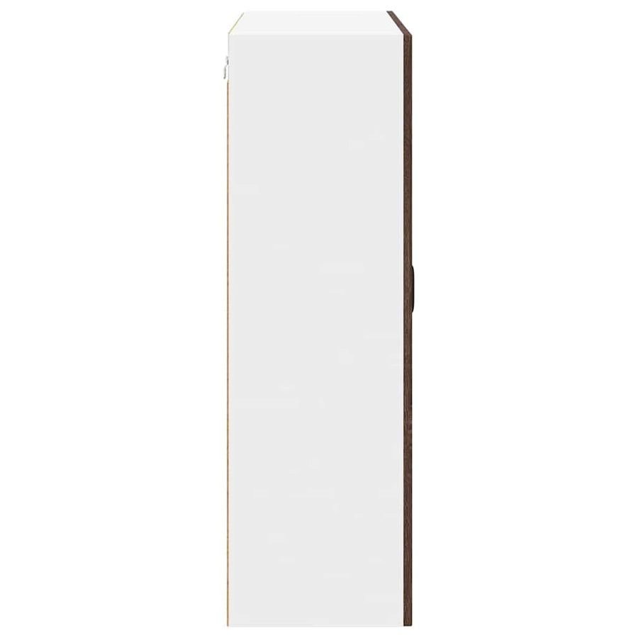 Keukenkast aan de muur met plank Bruin Eiken 80 x 31 x 100 cm