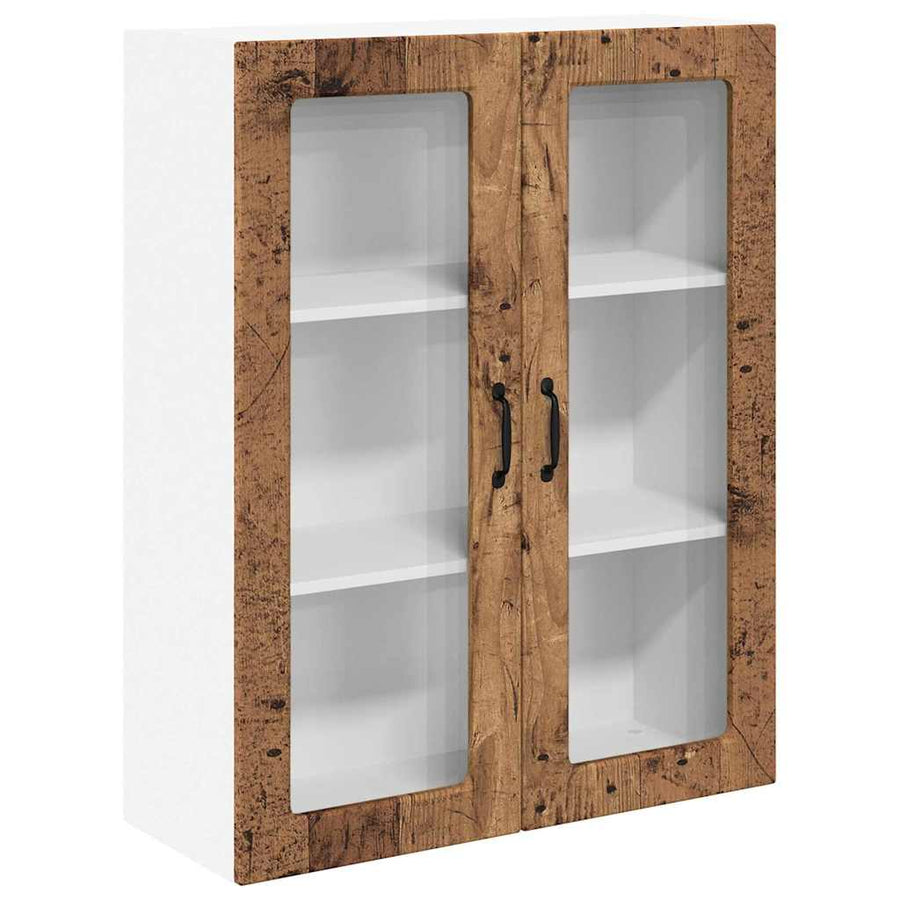 Keukenkast aan de muur Oud Hout 80 x 31 x 100 cm Bewerkt hout