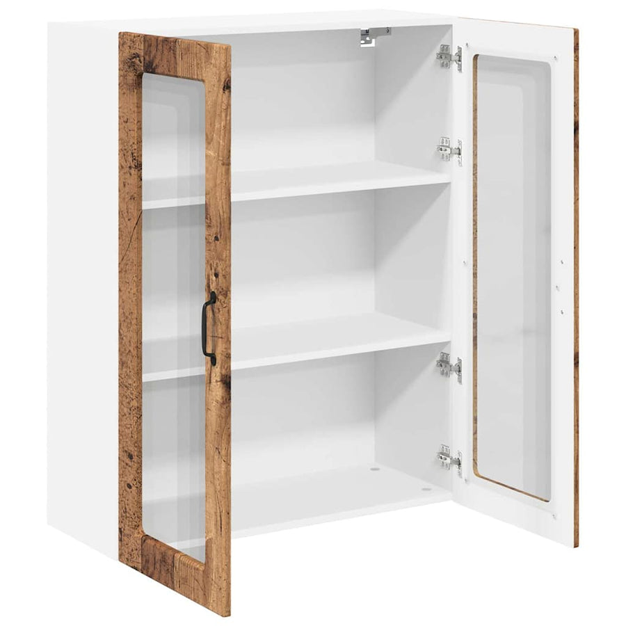 Keukenkast aan de muur Oud Hout 80 x 31 x 100 cm Bewerkt hout