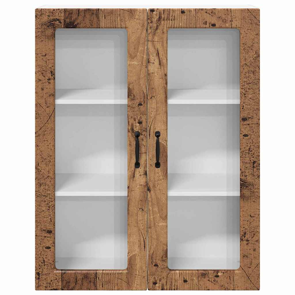 Keukenkast aan de muur Oud Hout 80 x 31 x 100 cm Bewerkt hout