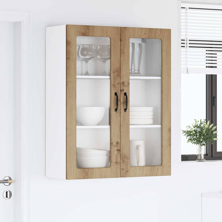 Keukenkast aan de muur met plank Artisan Eiken 80 x 31 x 100 cm