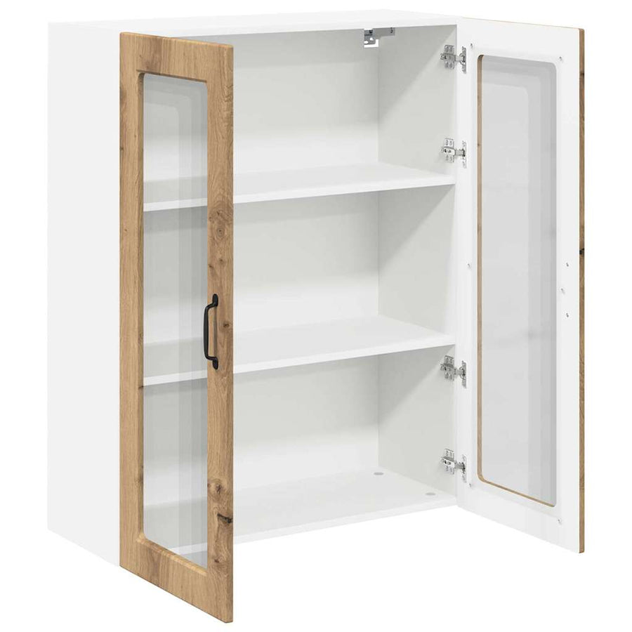 Keukenkast aan de muur met plank Artisan Eiken 80 x 31 x 100 cm