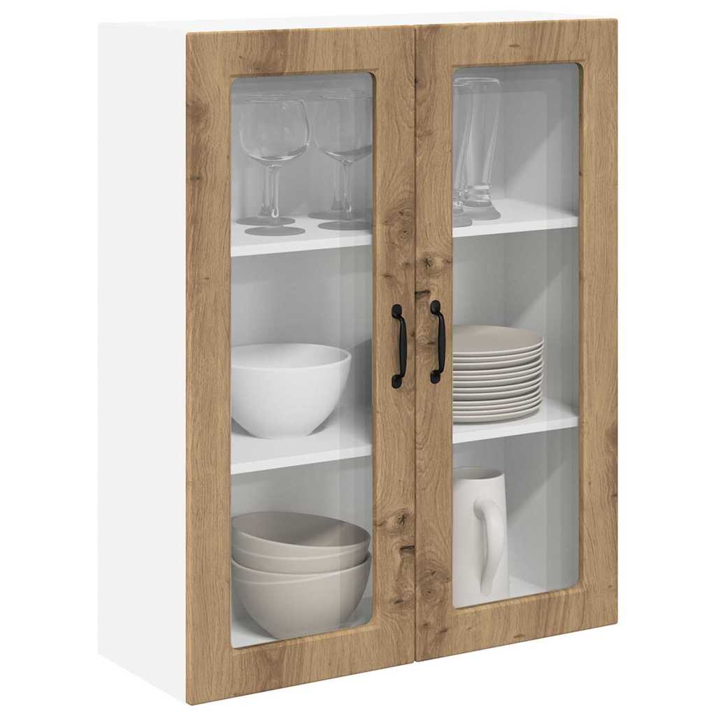 Keukenkast aan de muur met plank Artisan Eiken 80 x 31 x 100 cm