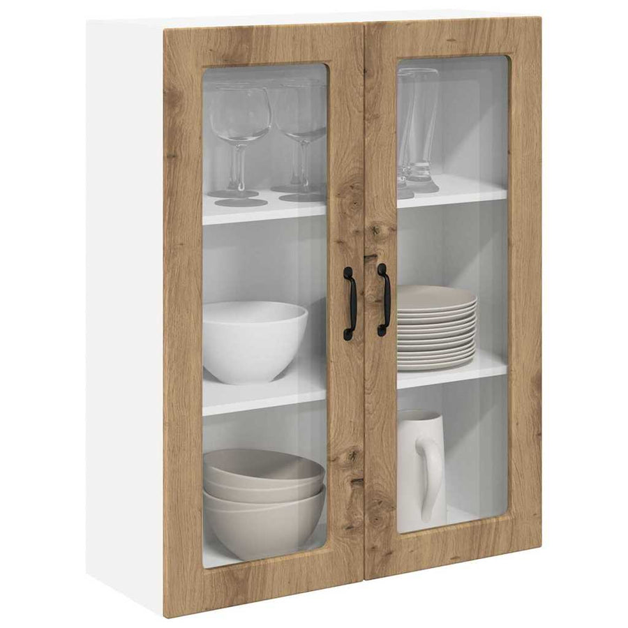 Keukenkast aan de muur met plank Artisan Eiken 80 x 31 x 100 cm