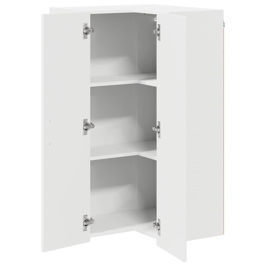 Keukenkast aan de muur Wit 57 x 57 x 100 cm Bewerkt hout
