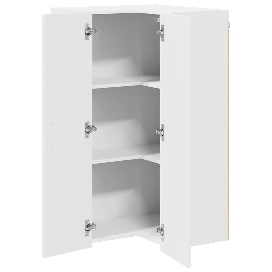 Keukenkast aan de muur Wit 57 x 57 x 100 cm Bewerkt hout