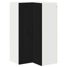 Keukenkast aan de muur Zwart 57 x 57 x 100 cm Bewerkt hout