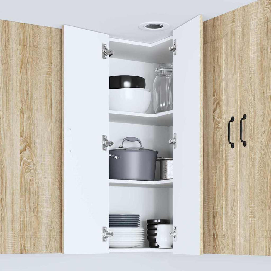 Keukenkast aan de muur met plank Sonoma Eiken 57 x 57 x 100 cm