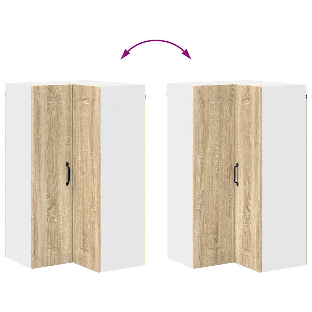 Keukenkast aan de muur met plank Sonoma Eiken 57 x 57 x 100 cm