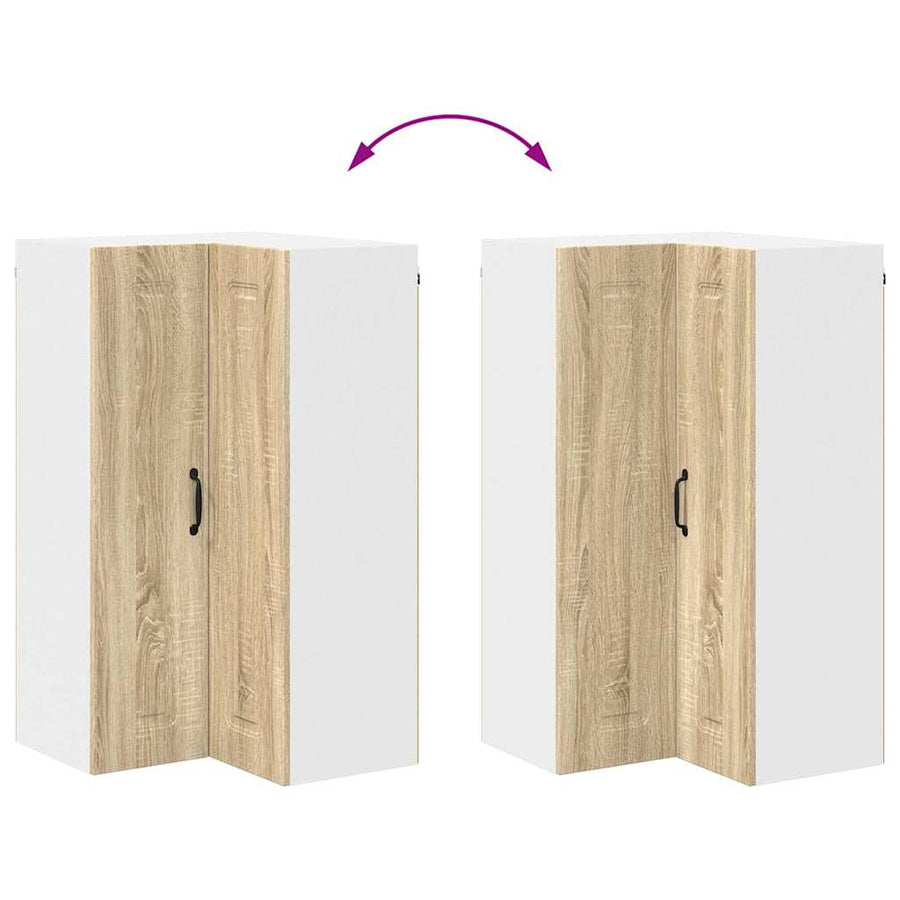 Keukenkast aan de muur met plank Sonoma Eiken 57 x 57 x 100 cm