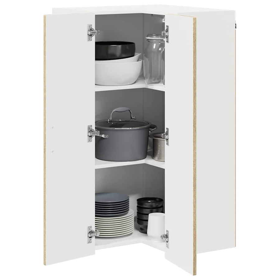 Keukenkast aan de muur met plank Sonoma Eiken 57 x 57 x 100 cm