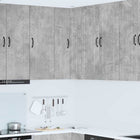 Keukenkast 57x57x100 cm beton grijs bewerkt hout