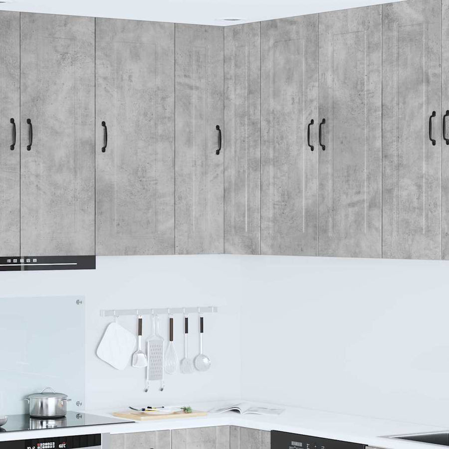 Keukenkast aan de muur met plank Beton Grijs 57 x 57 x 100 cm