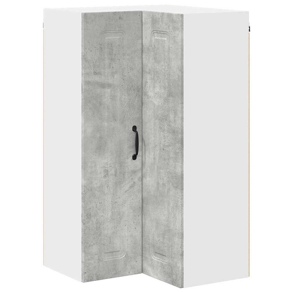 Keukenkast aan de muur met plank Beton Grijs 57 x 57 x 100 cm