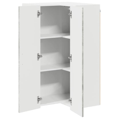 Keukenkast aan de muur met plank Beton Grijs 57 x 57 x 100 cm