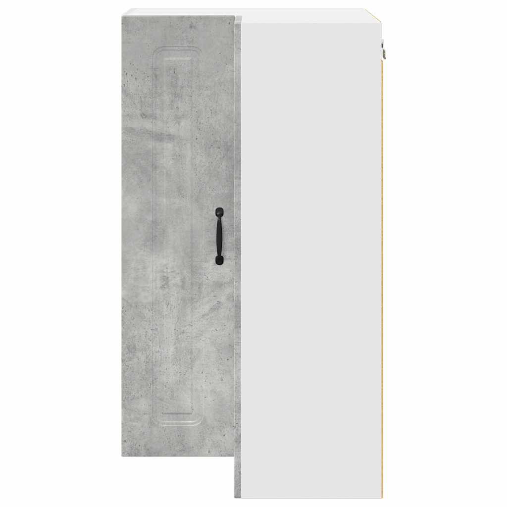 Keukenkast aan de muur met plank Beton Grijs 57 x 57 x 100 cm