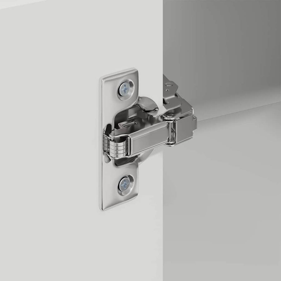 Keukenkast aan de muur met plank Hoogglans wit 57 x 57 x 100 cm