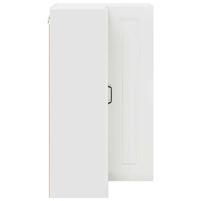 Keukenkast aan de muur met plank Hoogglans wit 57 x 57 x 100 cm