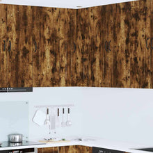 Keukenkast aan de muur met plank Gerookt eiken 57 x 57 x 100 cm