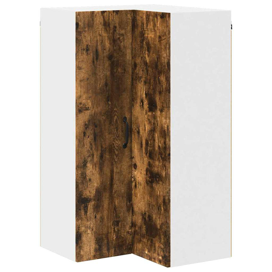 Keukenkast aan de muur met plank Gerookt eiken 57 x 57 x 100 cm