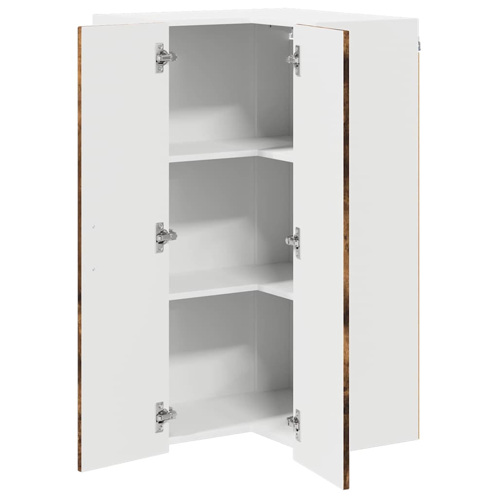 Keukenkast aan de muur met plank Gerookt eiken 57 x 57 x 100 cm