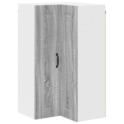 Keukenkast aan de muur met plank Grijs Sonoma 57 x 57 x 100 cm