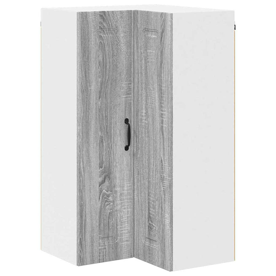 Keukenkast aan de muur met plank Grijs Sonoma 57 x 57 x 100 cm
