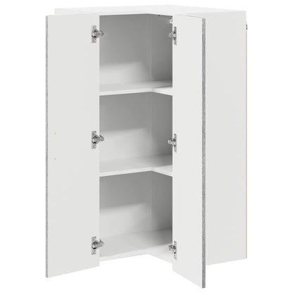 Keukenkast aan de muur met plank Grijs Sonoma 57 x 57 x 100 cm