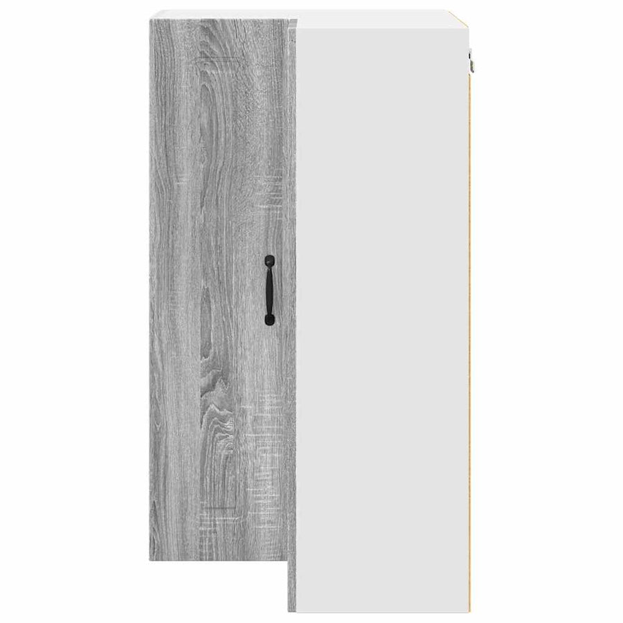Keukenkast aan de muur met plank Grijs Sonoma 57 x 57 x 100 cm