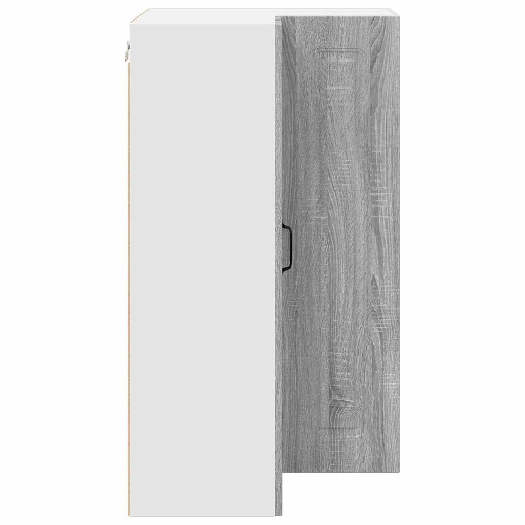 Keukenkast aan de muur met plank Grijs Sonoma 57 x 57 x 100 cm