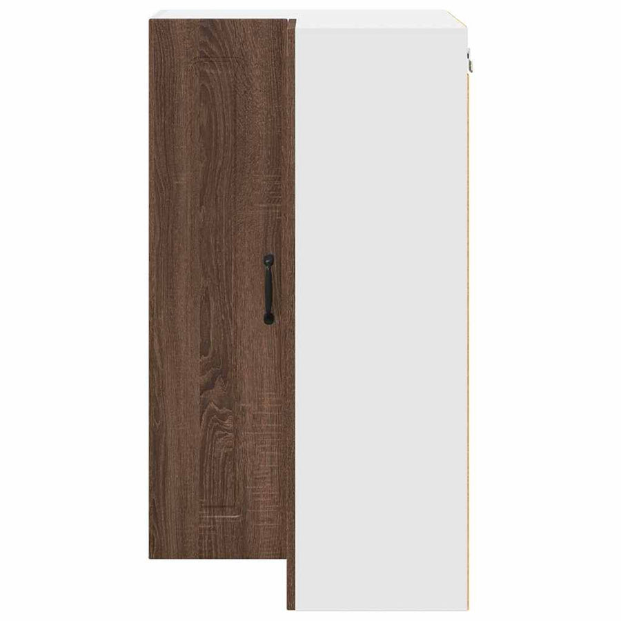Keukenkast aan de muur met plank Bruin Eiken 57 x 57 x 100 cm