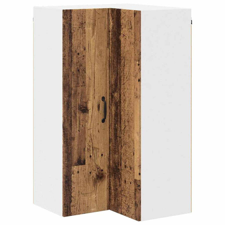 Keukenkast aan de muur Oud Hout 57 x 57 x 100 cm Bewerkt hout