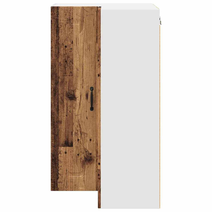 Keukenkast aan de muur Oud Hout 57 x 57 x 100 cm Bewerkt hout