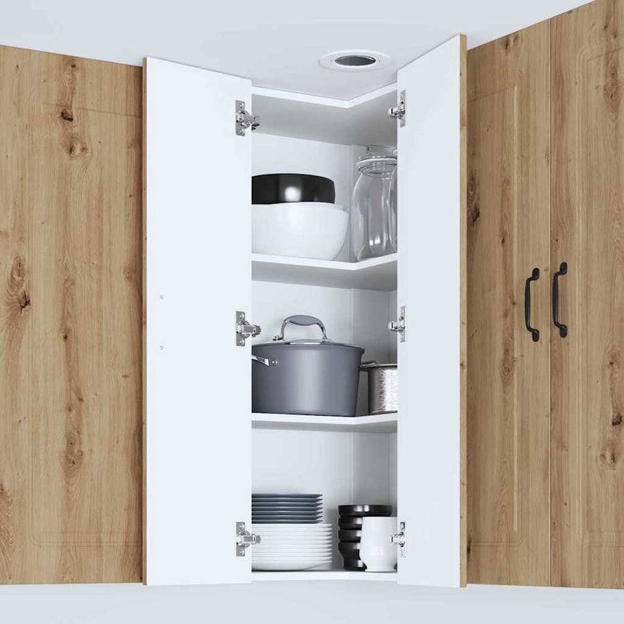 Keukenkast aan de muur met plank Artisan Eiken 57 x 57 x 100 cm