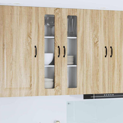 Keukenkast aan de muur met plank Sonoma Eiken 60 x 31 x 100 cm
