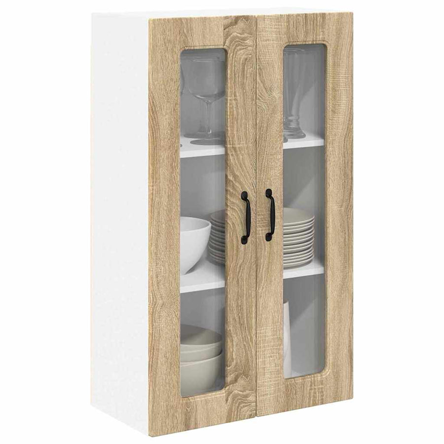 Keukenkast aan de muur met plank Sonoma Eiken 60 x 31 x 100 cm
