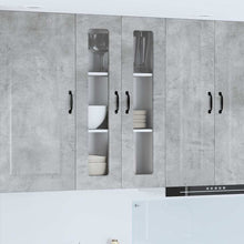 Keukenkast aan de muur met plank Beton Grijs 60 x 31 x 100 cm