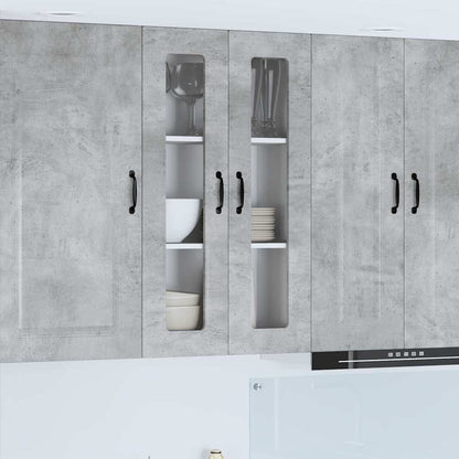Keukenkast aan de muur met plank Beton Grijs 60 x 31 x 100 cm
