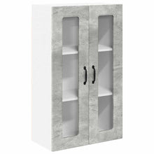 Keukenkast aan de muur met plank Beton Grijs 60 x 31 x 100 cm