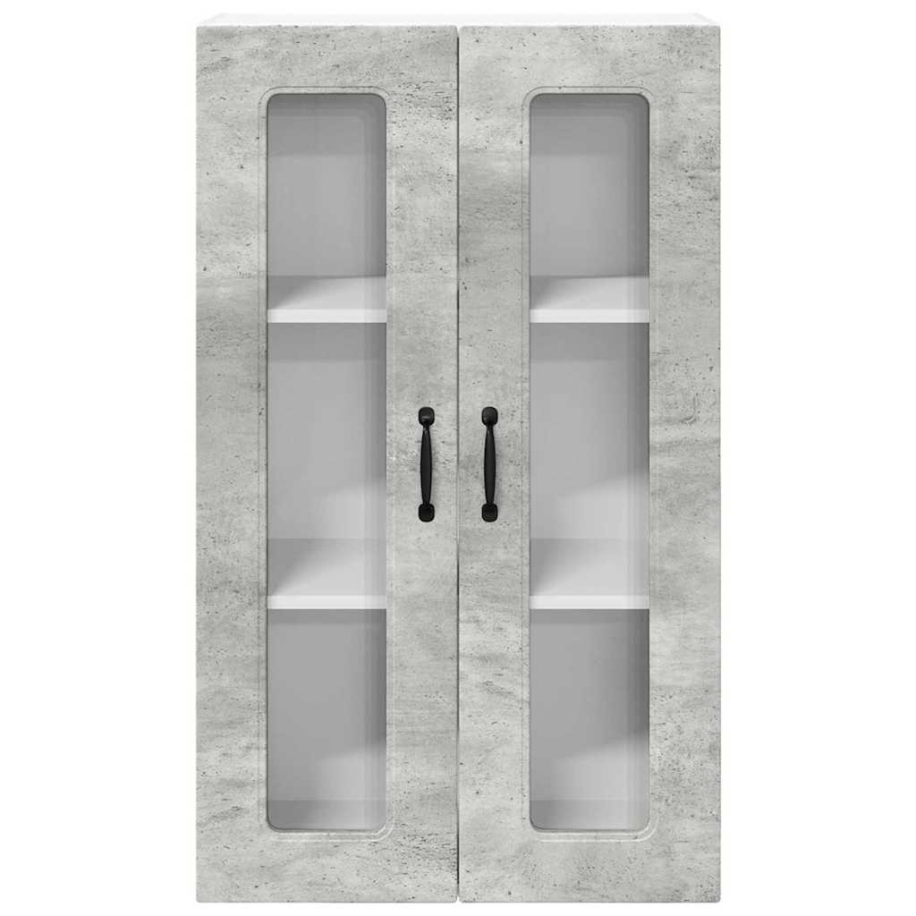 Keukenkast aan de muur met plank Beton Grijs 60 x 31 x 100 cm