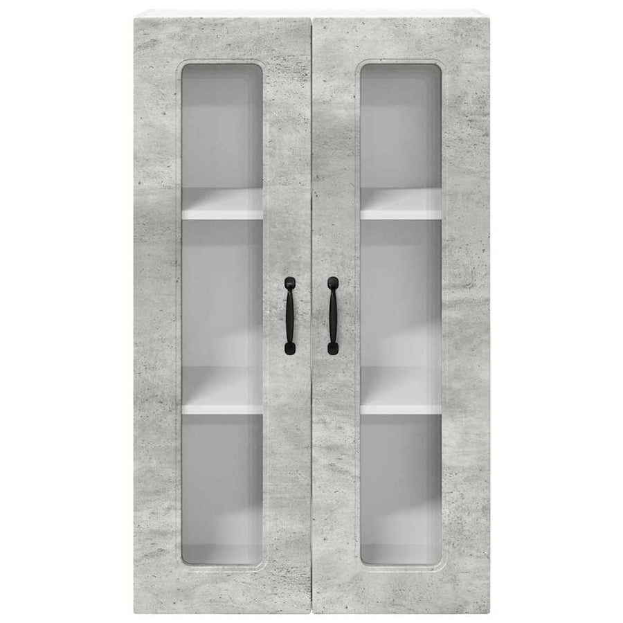 Keukenkast aan de muur met plank Beton Grijs 60 x 31 x 100 cm