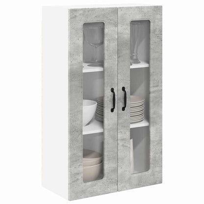 Keukenkast aan de muur met plank Beton Grijs 60 x 31 x 100 cm