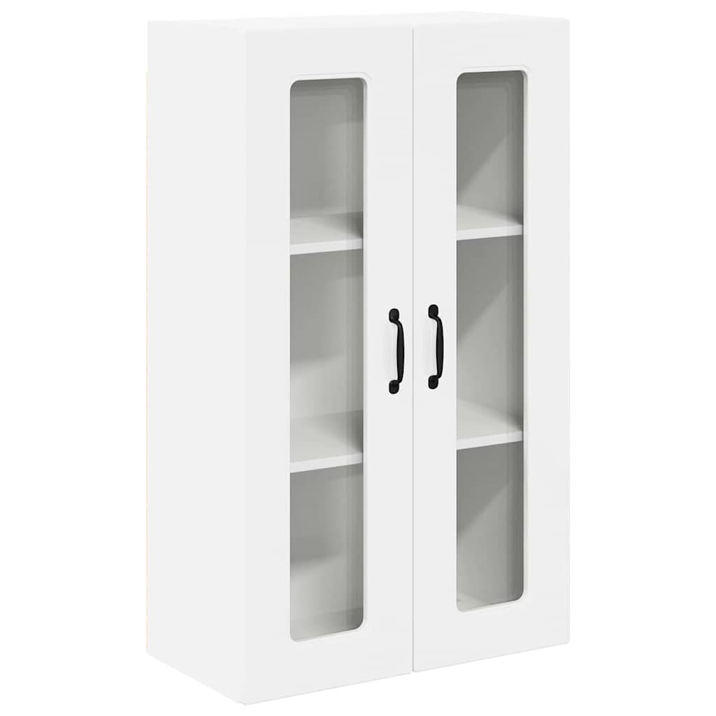 Keukenkast aan de muur met plank Hoogglans wit 60 x 31 x 100 cm