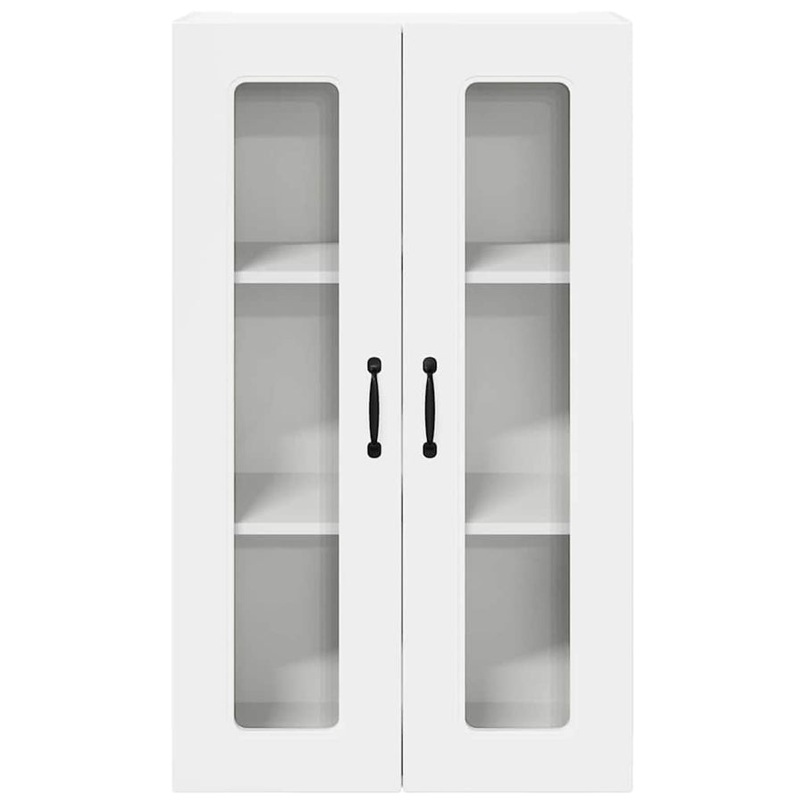 Keukenkast aan de muur met plank Hoogglans wit 60 x 31 x 100 cm