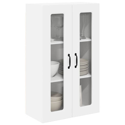 Keukenkast aan de muur met plank Hoogglans wit 60 x 31 x 100 cm