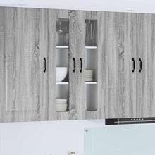 Keukenkast aan de muur met plank Grijs Sonoma 60 x 31 x 100 cm
