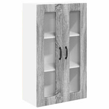 Keukenkast aan de muur met plank Grijs Sonoma 60 x 31 x 100 cm