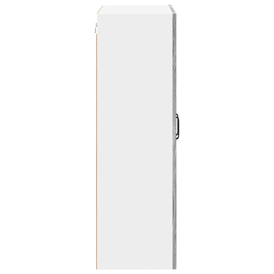 Keukenkast aan de muur met plank Grijs Sonoma 60 x 31 x 100 cm